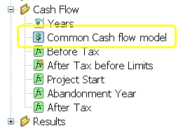 Embedded economic model