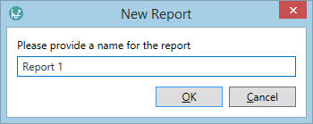 New Report window