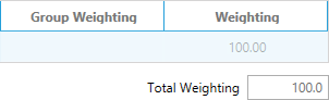 Scenario Weightings