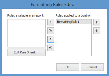 Activating the formatting rule