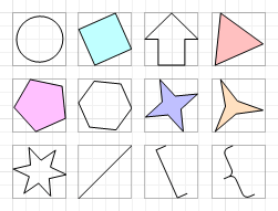 Predefined shapes