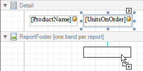 Creating a copy of the label that will display the summary