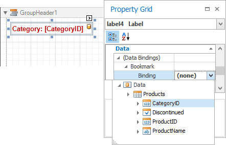 Binding the Bookmark property