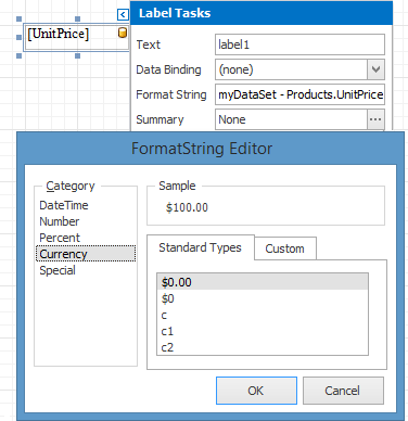 FormatString Editor