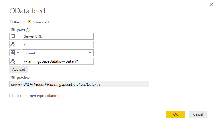 PowerBI-ODataFeed-Advanced-dialog