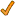 The yellow checkmark