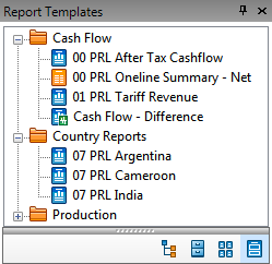 The Report Templates Explorer