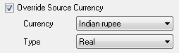 Currency settings