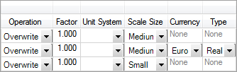 Mapping settings when the Show Link Settings box is checked