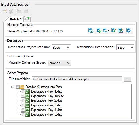 The Excel loading screen