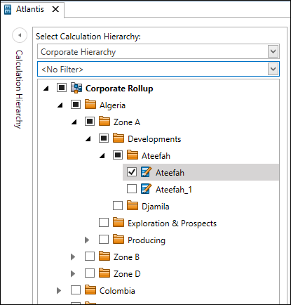 Economics-ResultSet-CalculationHierarchy-view