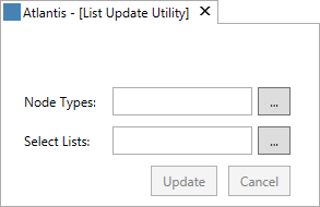 List Update Utility tab