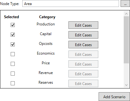 Selected nodes