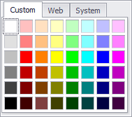 Background Color dialog