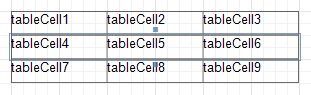 Table row