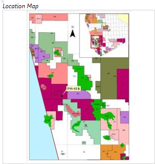 oil field location map