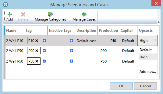 Selecting cases