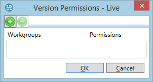 Version Permissions dialogue