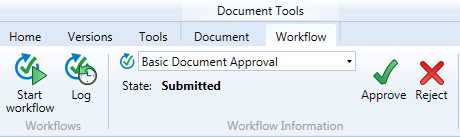 Workflow tab