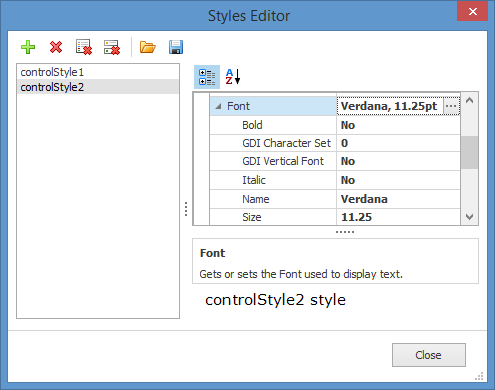 Styles Editor