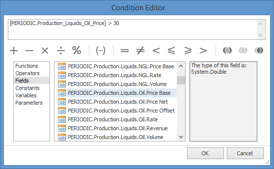 Condition Editor