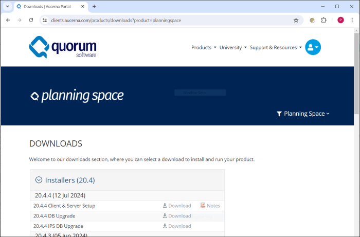 Screenshot-/Client-Portal-Downloads-PlanningSpace