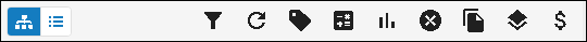Hierarchy viewer toolbar