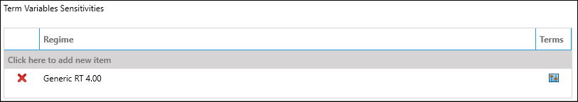 StandardRS-Term Variables Sensitivities